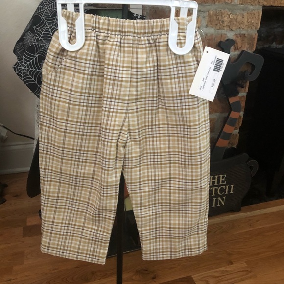 NWT Banbury Cross infant boys plaid pants 12M - Picture 1 of 6
